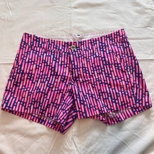 Lilly Pulitzer Callahan shorts “Mandevilla Pink Slathouse”size 4